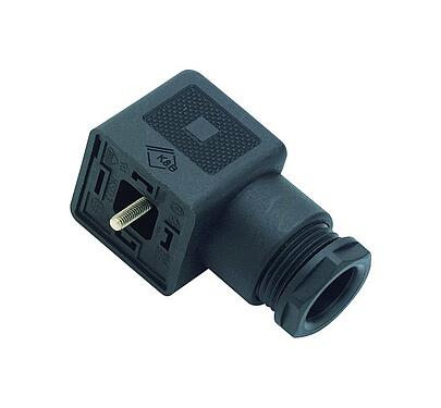 Illustration 43 1702 002 04 - Female power connector, Contacts: 3+PE, 8.0-10.0 mm, unshielded, screw clamp, IP40 without seal, UL, ESTI+, VDE