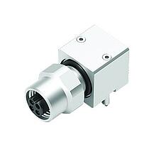 Automation Technology - Sensors and Actuators--Female angled panel mount connector_707_4_FD_konf_3pol