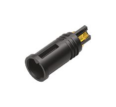 Ilustración M5 Enchufe integrado, Número de contactos: 4, sin blindaje, soldadura, IP67, para tubo M5